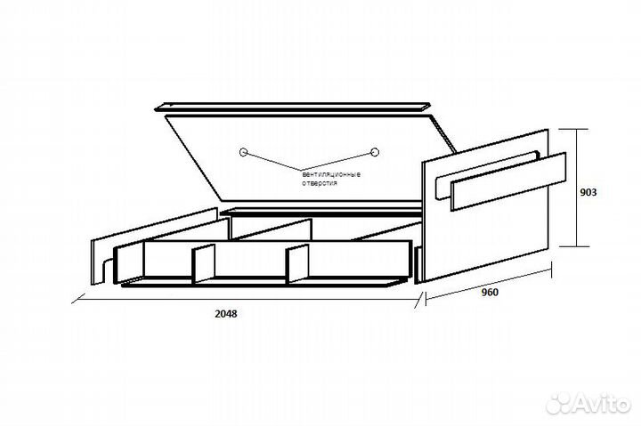 Кровать Некст с подъемным механизмом