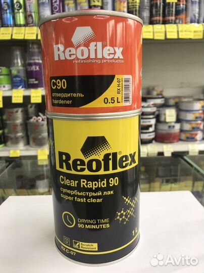 Лак reoflex Clear Rapid 90мин быстросохнущий