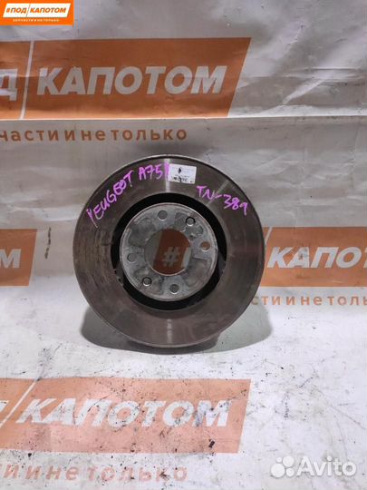 Диск тормозной передний Peugeot 207 рест. 2010