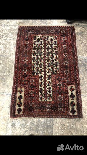 Ковер ручной работы старинный после химчистки
