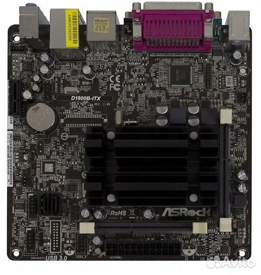 Материнская плата asrock d1800b-itx