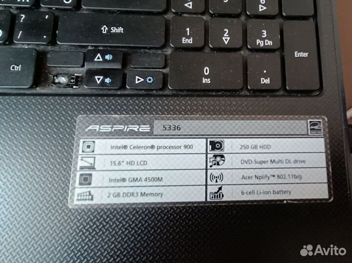 Ноутбук acer 5336
