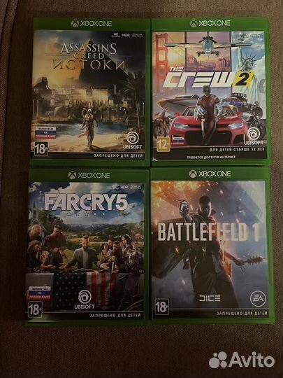 Игры на Xbox One диски
