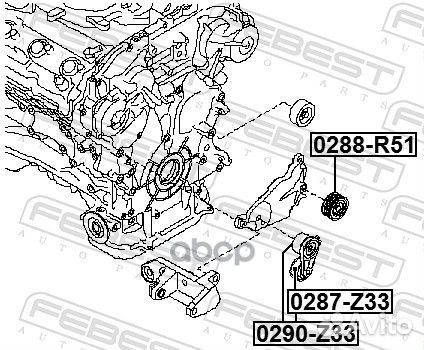 Натяжитель ремня приводного nissan/infiniti