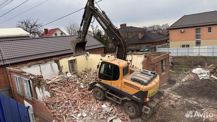Снос домов - демонтаж дома, демонтаж зданий
