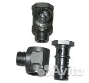 Штуцер М18*1,5*М18*1,5 поворотный гур