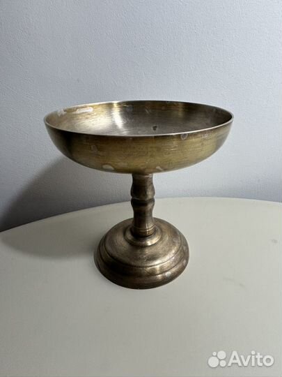 Креманка конфетница металлическая кольчугино