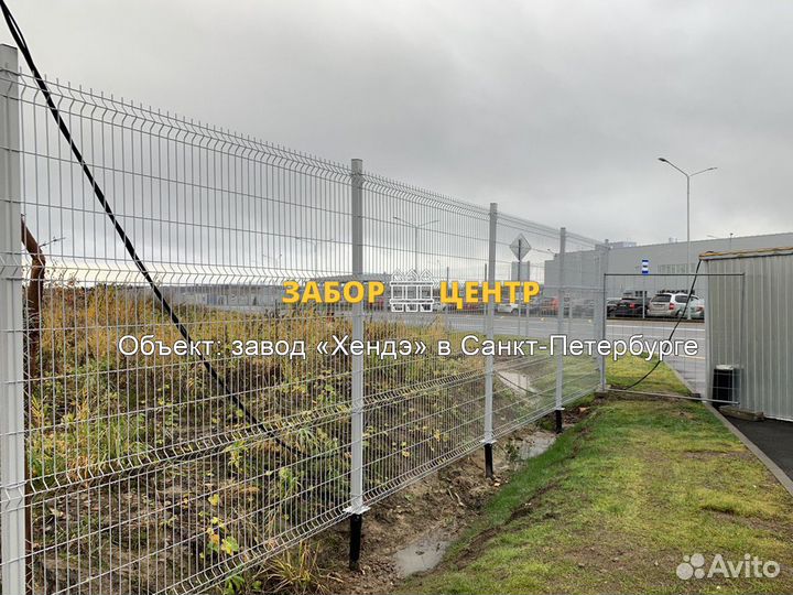 3D и 2D сетка Гиттер для забора, Гиагинская