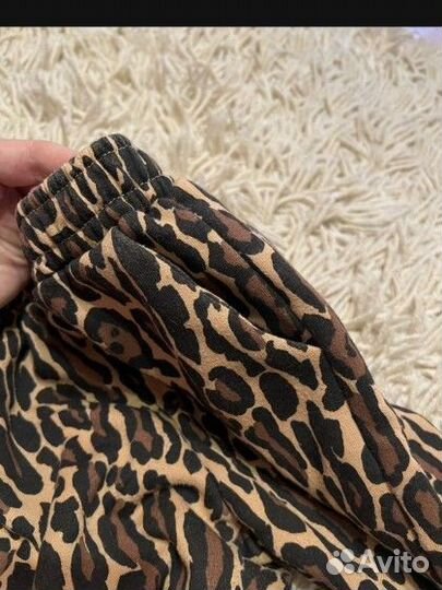 Леопардовые брюки 134