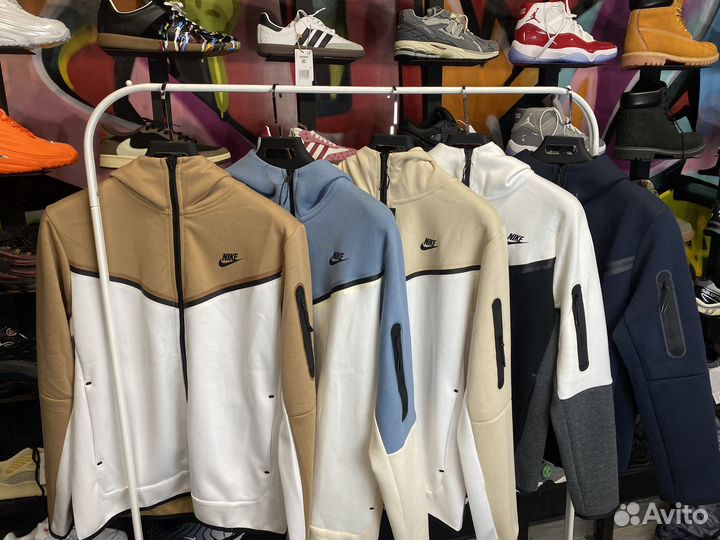 Зип худи nike tech fleece