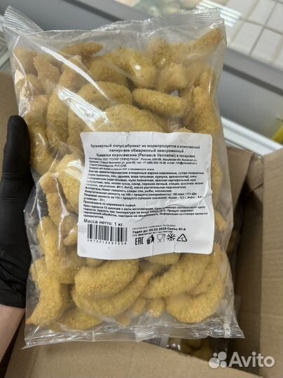 Креветки в панировке