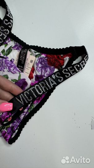 Трусики со стразами Victorias Secret S M
