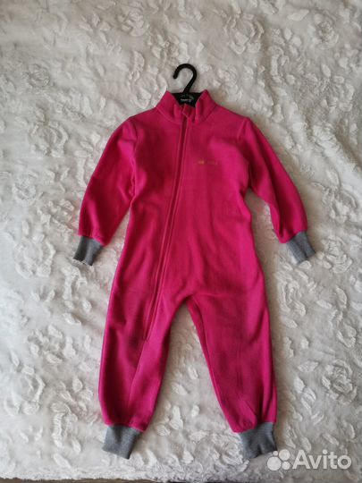 Флисовый комбинезон для девочки