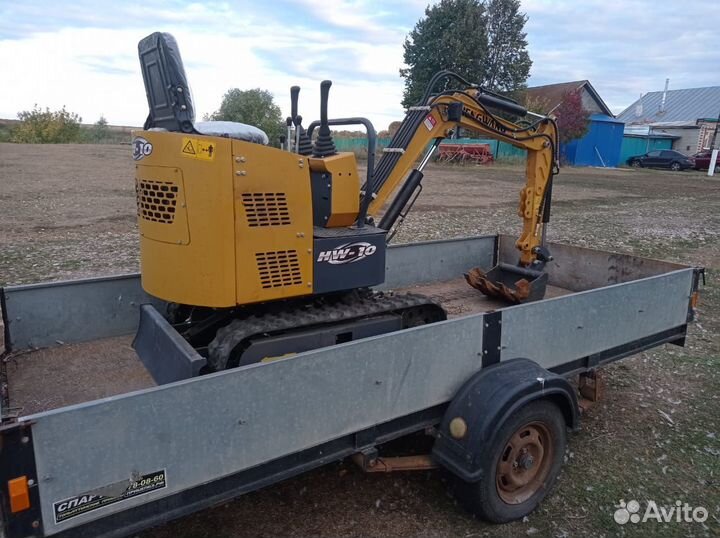 Мини-экскаватор HengWang HW-10, 2024