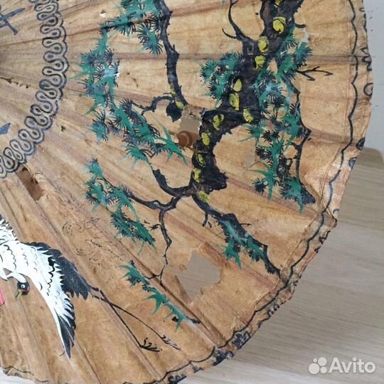 Старинный японский зонтик