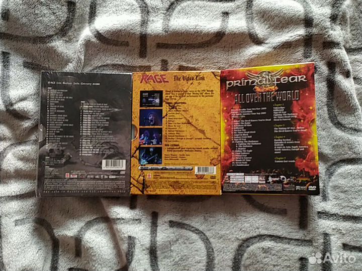 Двд сд диски, Rage, Primal Fear, Grave Digger