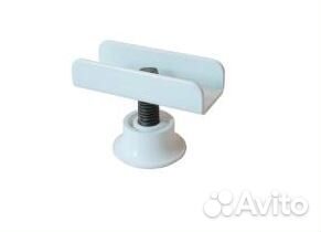Опора регулируемая П образная белая 16мм, уп 100ш