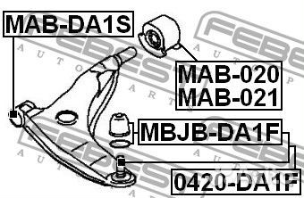 Сайлентблок передний переднего рычага