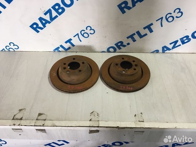 Тормозной диск задний volkswagen touareg I рест. 2