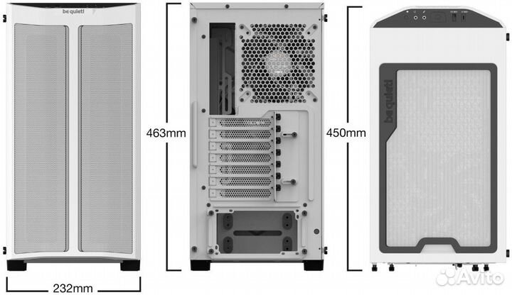 Компьютерный корпус Be Quiet pure base 500 DX Whit