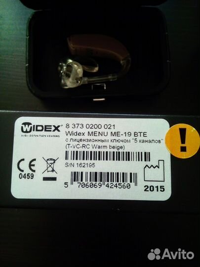 2 новых слуховых аппарата Widex menu ME-19 и ME-SP