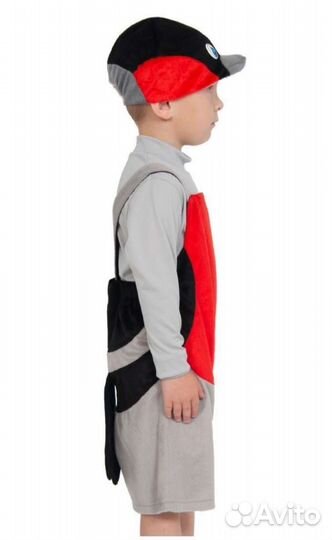 Новогодний костюм для мальчика снегирь