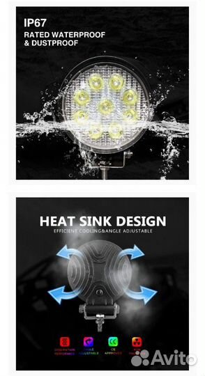 Новая оригинальная диодная лампа 27W Yamaha