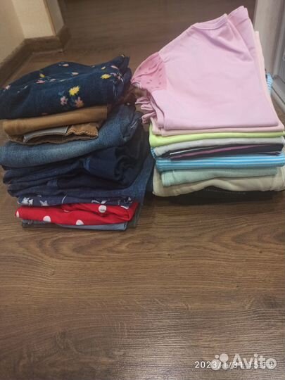 Вещи пакетом на девочку рост 122 128