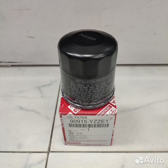 Фильтр масляный Toyota Corolla E150