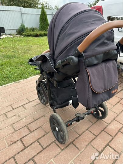 Коляска 2 в 1 эко кожа