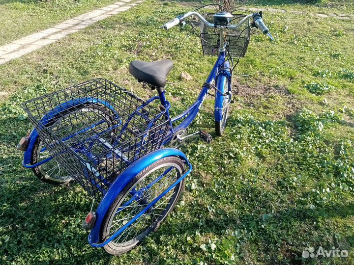 Электровелосипед для взрослых трехколесный