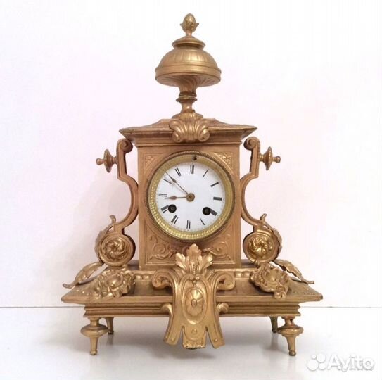 Часы каминные, сплав, Франция, начало 20 века