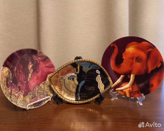 Картина вышивка, тарелки-сувенирные, рел.ваза