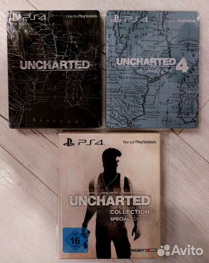 Uncharted PS4 комплект Редких изданий