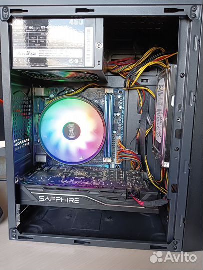 Игровой пк Core i3 RX470 4gb