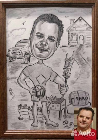 Шаржи на заказ по фото