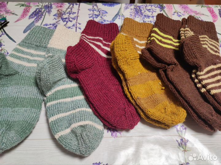 Шерстяные носки