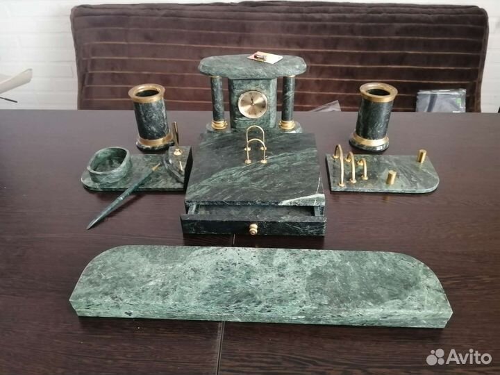 Письменный набор из мрамора Премьер 1