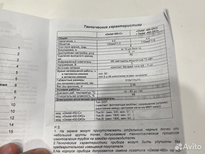 Прицел ночного видения Dedal 450 C