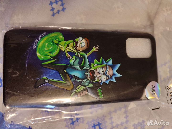 Защитное стекло и чехол на samsung a51