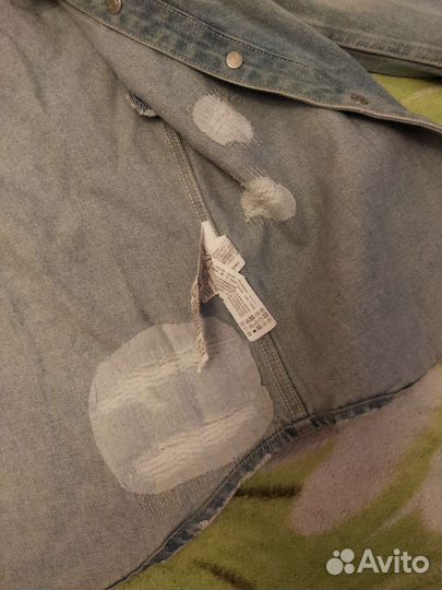 Куртка джинсовая zara мужская