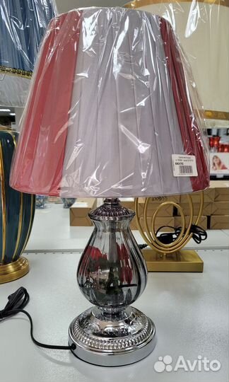 Лампа настольная,хром