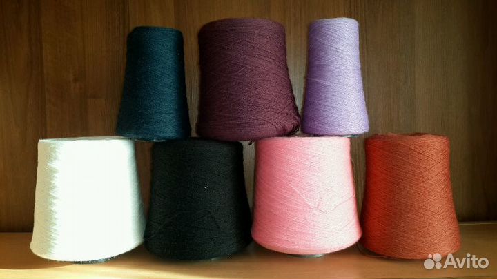 Пряжа бобинная Трикотажная мериносовая