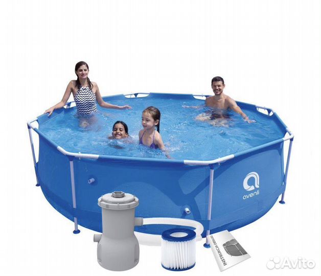 Каркасный бассейн 3.6м новый