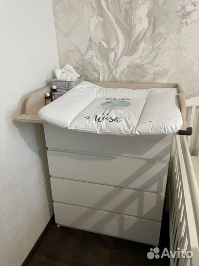 Пеленальная накладка на комод