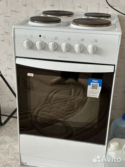 Электроплита с духовкой бу