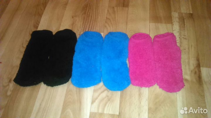 Носки мягкие с резиновыми точками на подошве