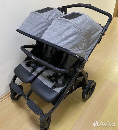 Коляска для двойни peg perego