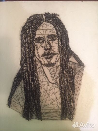 Картина из нитей