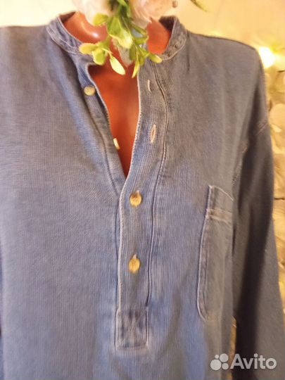 Рубашка мужская джинсовая 54